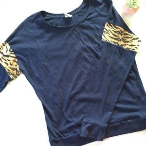 Victoria’s Secret Pink Tiger Print Long Sleeve